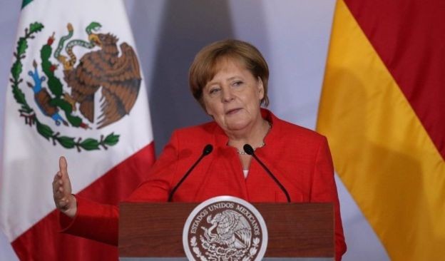 Angela Merkel se pronuncia en contra del muro
