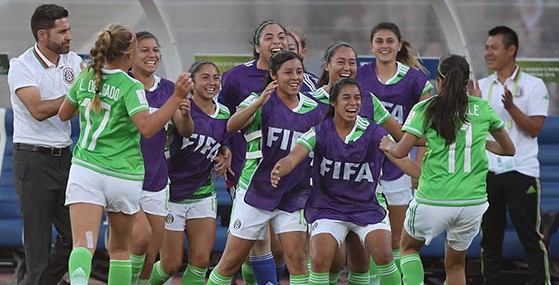 Golea 5-0 la selecciÃ³n femenil mexicana