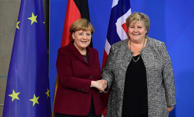La canciller alemana y la primer ministro de Noruega comentaron la importancia de que una mujer gane las elecciones en EUA