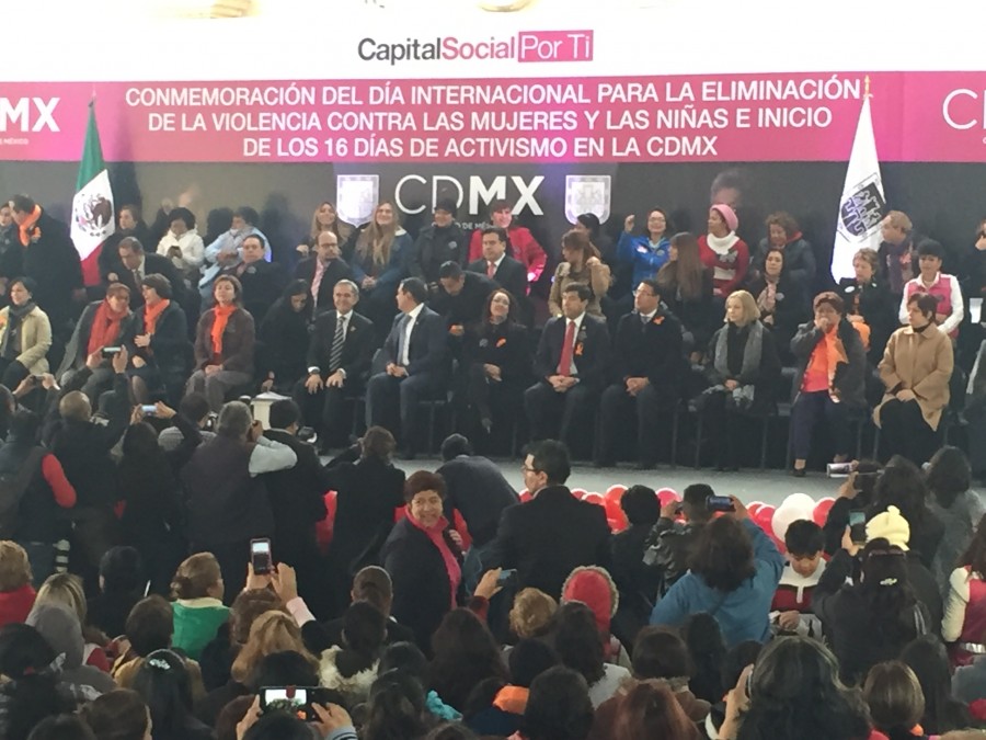 Inician en CDMX los 16 días de activismo contra la violencia a las mujeres