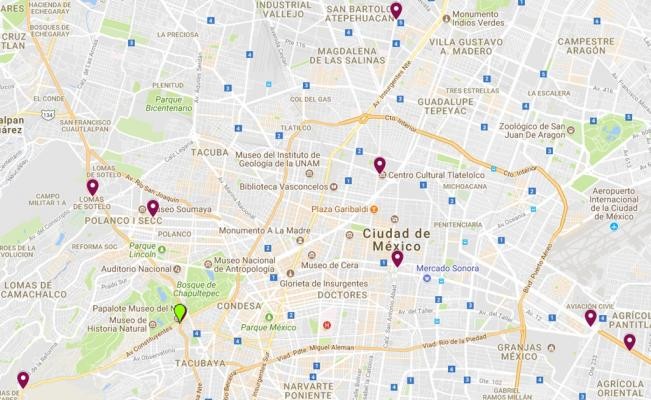 La UNAM muestra los 9 cruces más peligrosos en CDMX