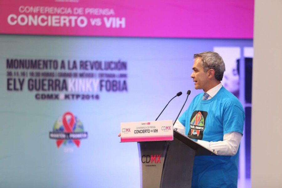 Con concierto gratuito, la CDMX se suma a las acciones de lucha contra el VIH