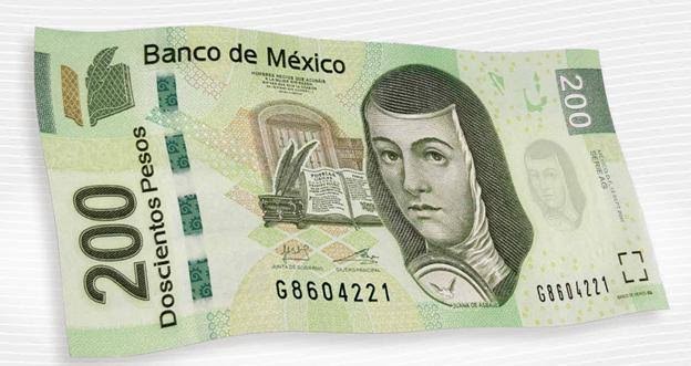 Nuevo billete de 200 pesos mexicano circulará en julio próximo