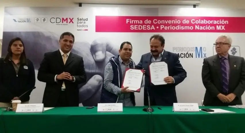Firman acuerdo periodistas y la Sedesa CDMX; habrá atención médica para comunicadores sin seguridad social