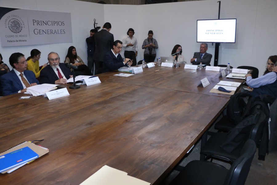 Realiza ComisiÃ³n de Principios Generales primera sesiÃ³n en Asamblea Constituyente
