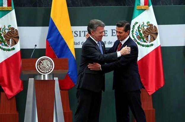 Asiste Peña Nieto a firma de Paz en Colombia