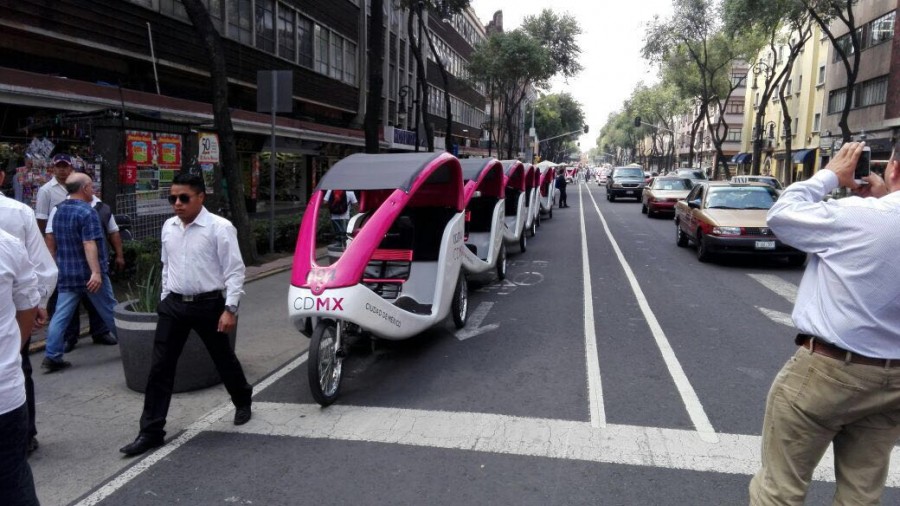 Renuevan ciclotaxis en Centro HistÃ³rico