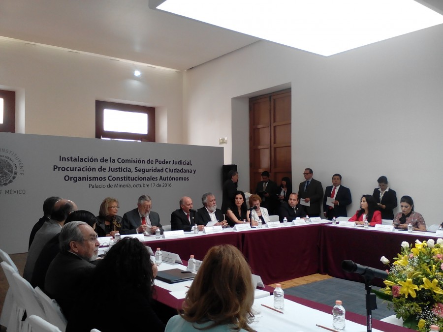 Instalan ComisiÃ³n de Poder Judicial y Organismos autÃ³nomos