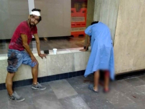 Escapan de hospital de la GAM dos sujetos ensangrentados; señalan que no los atendían
