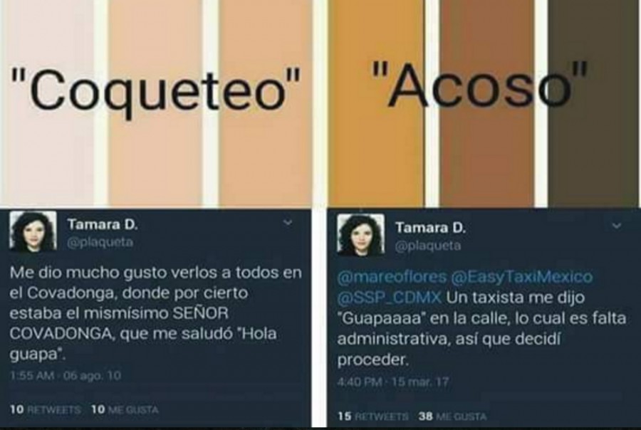 Denuncia al que le llamó Guapa, tuiteros la nombran LadyPlaqueta