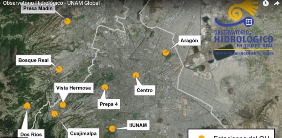 Desarrolla UNAM sistema para medición de lluvia en tiempo real. Funciona ya en la CDMX