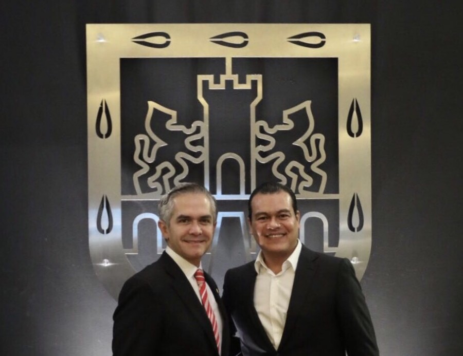 Agradece Zepeda a Mancera su respaldo en Edomex