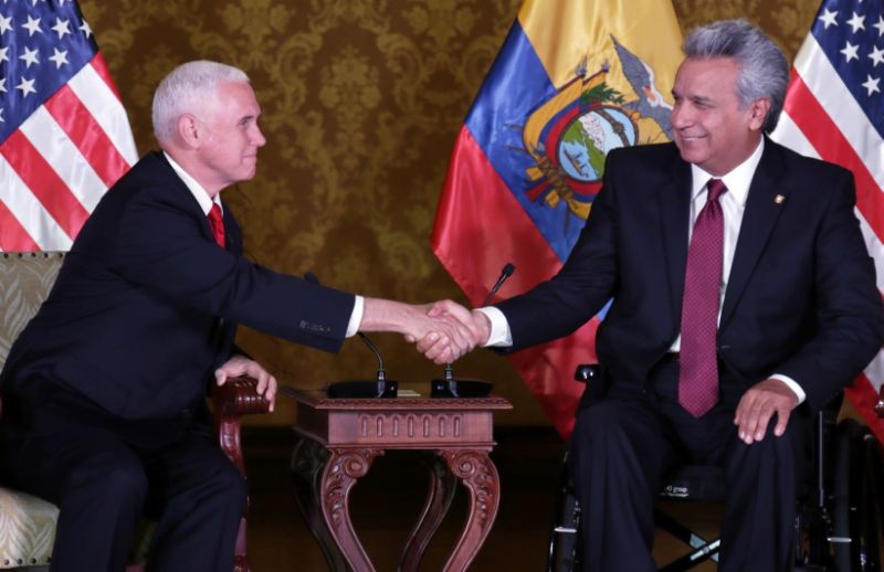 Pence busca sumar apoyos contra Venezuela