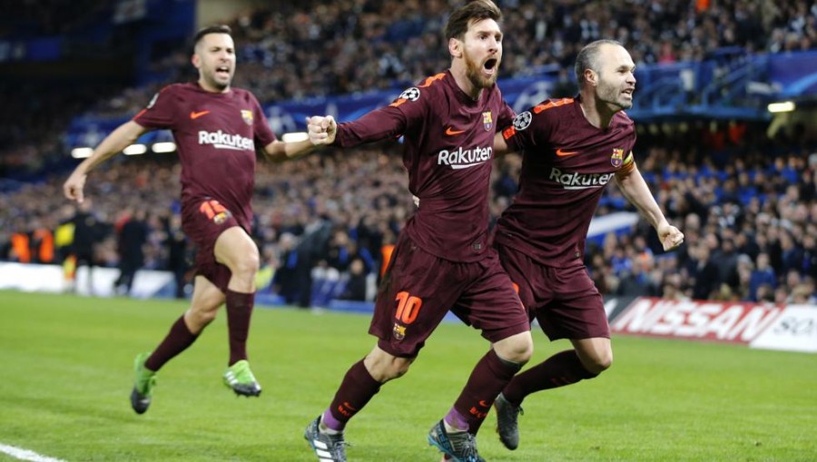 Messi anota su primer gol contra el Chelsea