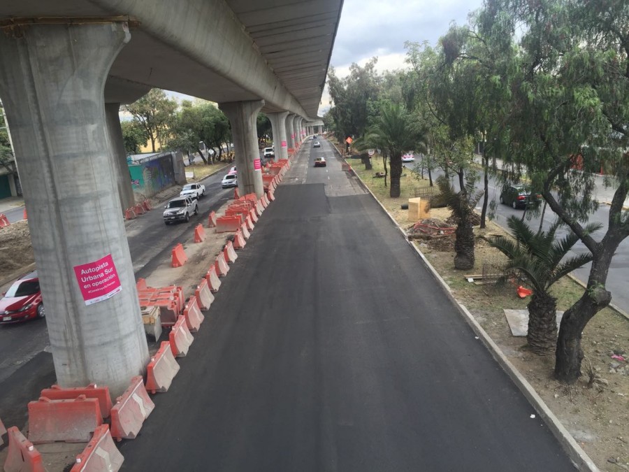Inicia repavimentación de Viaducto Tlalpan