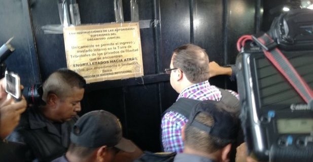 Javier Duarte enfrenta primera audiencia en Guatemala