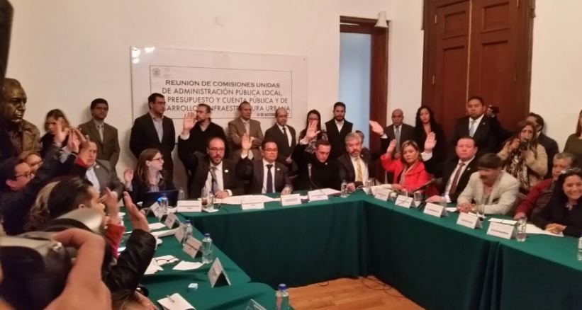 En 48 minutos comisiones de ALDF aprobaron dictamen de Ley para la Reconstrucción. Va de inmediato al Pleno