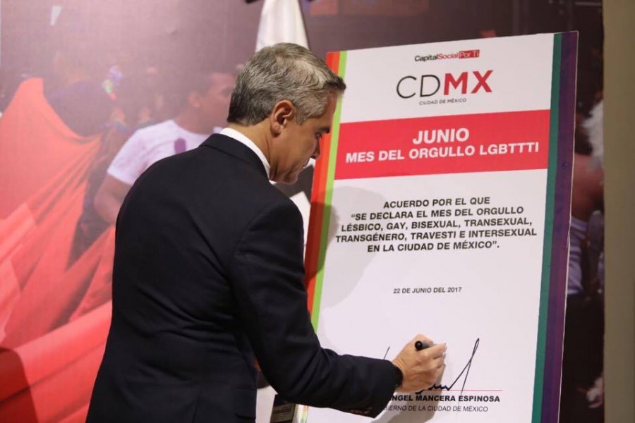 Declaran a Junio el mes del orgullo LGBTTTI en la CDMX