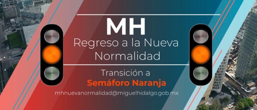 Habilitan portal para seguir semáforo naranja en Miguel Hidalgo