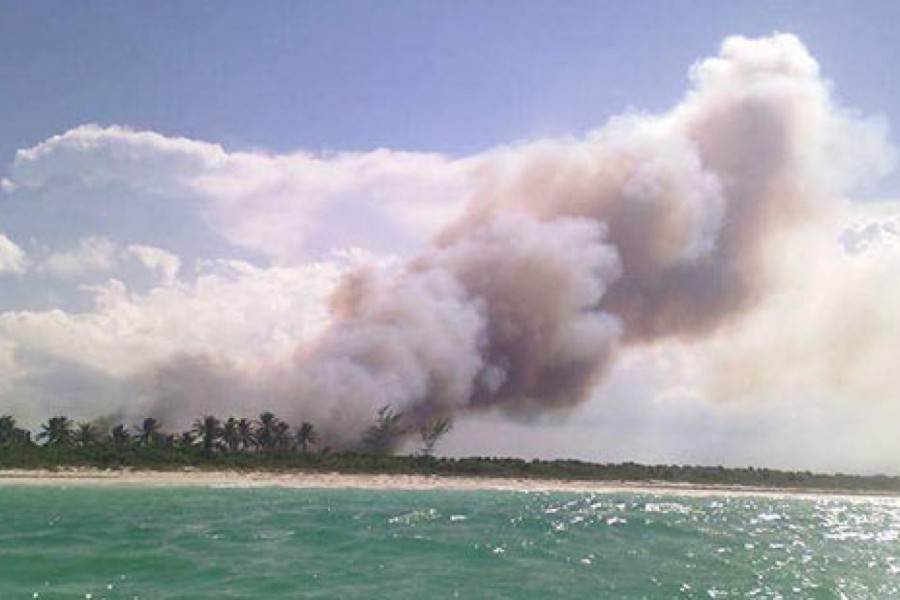 Se incendian 35 hectÃ¡reas en Holbox