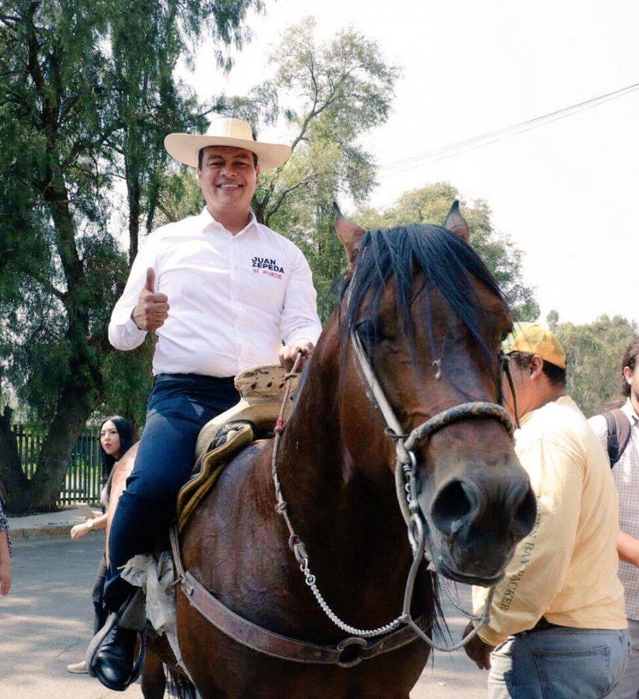 Juan Zepeda promete gobernar bajo los ideales de  Emiliano Zapata y Pancho Villa