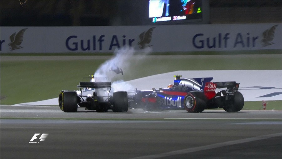 Accidente durante el GP de Bahrain