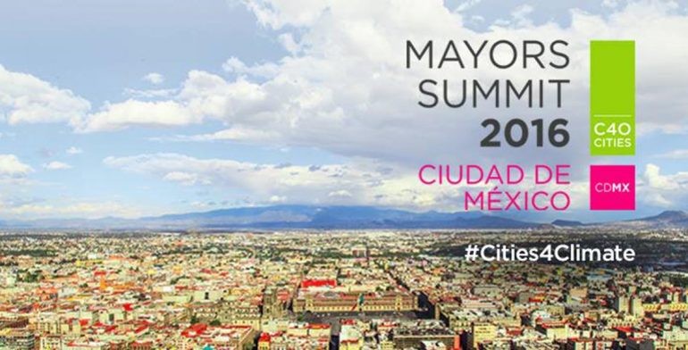 Se realiza en la CDMX la cumbre por el cambio climático C40