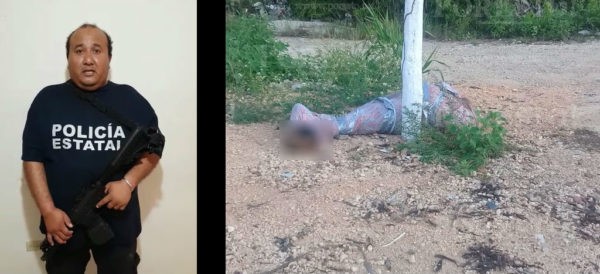 Secuestra Cártel Jalisco Nueva Generación al inspector de la policía de Quintana Roo, lo obligan a grabar video y lo decapitan
