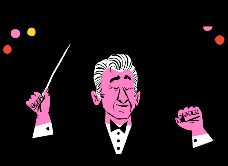 Google celebra 100 años del natalicio del músico Leonard Bernstein