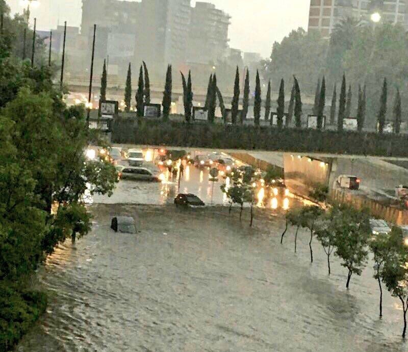 Abren gratis el segundo piso por lluvias en la CDMX