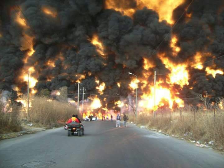 Se registra explosión en Mercado de Cohetes en Tultepec