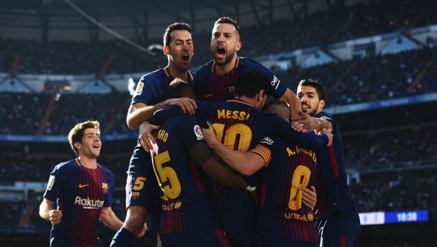 Barcelona golea 3-0 al Real Madrid