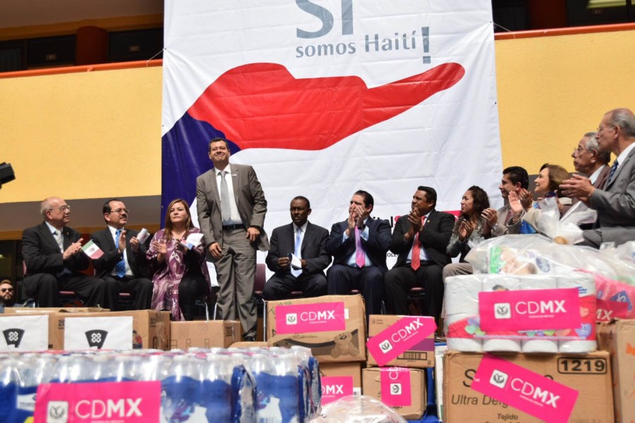 Ayuda para Haití, 19 toneladas de productos de primera necesidad: Sedeso